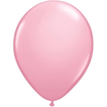 MAYFLOWER DISTRIBUTING Qualatex 6200 11 in. Pink Latex Balloon - 25 Count 6200